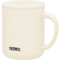 Thermos bk 진공 단열 머그컵, 450mlml, 화이트(흰색)