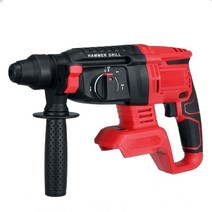 로터리 해머 드릴 파괴 전동 임팩트 집진 18v makita 배터리 충전식 전기 충전식 브러시리스 무선 회전 충격 기능 핸드 헬드, 빨간색