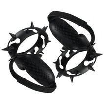 Oculus Quest2 VR 안경 컨트롤러 그립 보호 슬리브 헬멧 커버 퀘스트 2 액세서리, Black