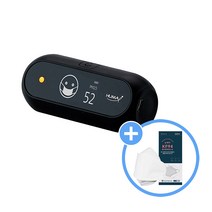 휴마아이 초미세먼지 VOC 이산화탄소측정기 HI-150A 블랙