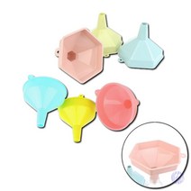 컬러 파스텔 깔대기 오일깔때기 여과기 조리기구 주방기구, 원형