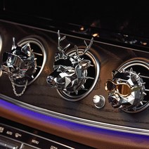 쓰리나인 3종세트 차량용 방향제 새차 선물, 크롬블랙, 블랙체리