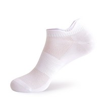 스포츠 러닝 양말 남성/여성 운동 사이클링 발목 양말 얇은 통기성 빠른 건조 마라톤 피트니스 짧은 로우 컷 양말, 하얀색