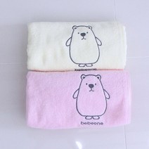 베베원 무형광 순면100% 목욕타올, free, 베어옐로우