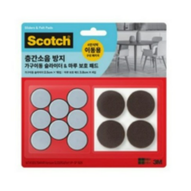 3M 층간소음 방지 가구이동 슬라이더 16p + 마루 보호 패드 4p, 4세트