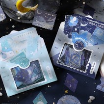 복고풍 연인의 편지 시리즈 실버 라인 우표 스티커, 로마의휴일