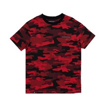 캉골 카모 반팔티셔츠 Red Camo