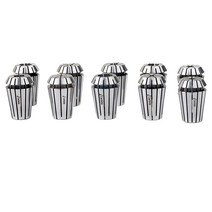 Ultra TIR 0.04인치 정밀 ER20 콜릿 세트 인치 11PC CNC 조각 기계 및 밀링 선반 도구 1/8에서 1/2 USA 미국, 한개옵션0