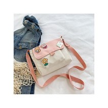 [케이로] 174269 여성용 귀여운 캔버스 작은 가방 일본 하라주쿠 대각선 야생 학생 소녀 숄더백 2023 신제품