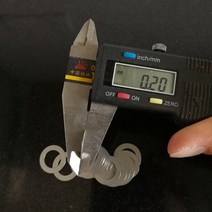 고압 세척기 세차 휴대용 펌프 산업용 분무 1개 두께 0.2 미리메터 스테인레스 스틸 플랫 와셔 초박형 가스, 10 5x7x0.2 (50Pcs)