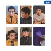 아이돌 Exo 백현 솔로 6 번째 앨범 집착 Lomo 카드 K-pop 패션 자체 제작 종이 포토 개/대, [01] 01