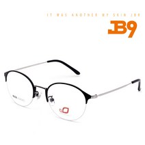 제이비나인 제이비나인안경 JB 2745-C1 가벼운안경 동그란안경 하금테안경