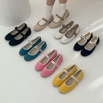 [신상할인 당일발송] 코듀로이 메리제인 골지 플랫슈즈 1.5cm