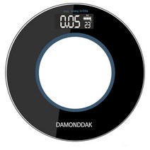 다몬딱 체중계 심플체중계, 블랙