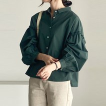 헤레이스 볼륨소매라인 블라우스 YMSH23FW191