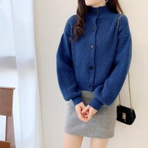 봄신상 데일리 니트가디건 라운드넥 캐주얼니트 스웨터 청바지와잘어울리는 룩 색감이예쁜 룩가디건 패피