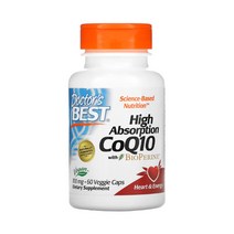닥터스베스트 고흡수 코큐텐 코엔자임Q10 바이오페린 함유 100mg 60정 2개월분 베지캡슐, 1개, 기본