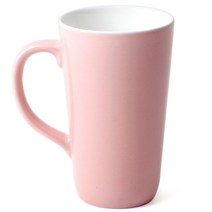 토탈하우스 마시 도자기 롱머그 600ml 마시롱머그, 1개, 핑크-마시-롱머그-600ml-0720
