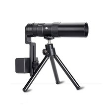 대포카메라 스마트폰 휴대용 렌즈 삼각대 캠코더 SLR, 10-300X40 +삼각대