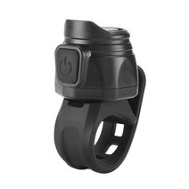자전거벨WEST BIKING-USB 전기 경적 시끄러운 핸들바 오토바이 충전식 알람 링 벨 도난 방지 방수 자전거, 01 Black, 01 Black