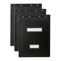 PP 흑표지 A4 흑색 PP표지 상철 파일철 10조/팩