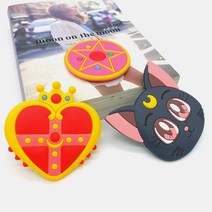 세일러문 미니 거울 캐릭터 손거울, 세일러문 원형, 1개