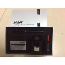 LAMY 사파리 만년필 컨버터 세트, EF펜 팁0.38, 밝은 블랙    선물 상자