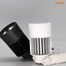 히포LED 레일조명 레일등 스포트라이트 집중조명 COB조명 히포라이트 DRR020 DRR030, BK4.블랙30와트_전구색