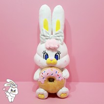리코인형 토끼 캐릭터 봉제 애착 바니 동물 이모티콘 인형, 리코 도너츠 40cm