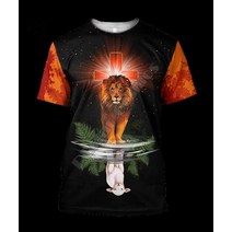 예수님 그리스도 PLstar Cosmos Christian olic Jesus R Streetwear 3DPrint Summer Casual Funny T-shirts, 09 T-shirts_05 XL