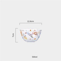 이케아 중국 그릇 자기 공기 접시 찻잔 면기 예쁜 면그릇유럽 ​​유리 투명 생선 야채 수프 샐러드 디저트 전자 레인지 비 스틱 타원형 베이킹 팬 식기, A