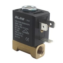 OLAB 시리즈 6000 북쪽 폐쇄 AC 230V 50hZ 2/2 웨이 G1/8 "솔레노이드 워터 밸브 스팀 다리미 보일러, 한개옵션0