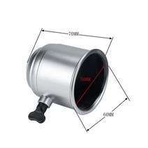 히치바스켓 히치 캐리어 루프바스켓 저상가로바 자전거 범용 50mm 트레일러 견인 볼 커버 자동차 외부 장, 01 은