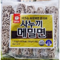메밀면 국수 대용량 자루소바면 6개