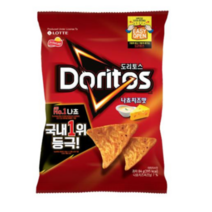 도리토스 나쵸치즈맛, 84g, 3개