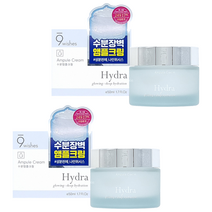 나인위시스 하이드라 앰플 크림 50ml x 2개 푸석하고 건조한 피부를 촉촉하게 케어