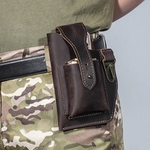 리얼 소가죽 벨트 포켓 주머니 파우치 핸드폰 동전 크로스백 미니 숄더백 가방
