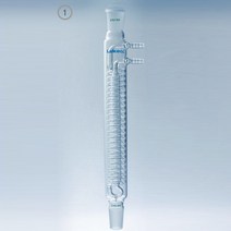 LukeGL 환류 냉각기 Dimroth Condenser Reflux-A Reservoir Nozzle, 400 mm 24/40