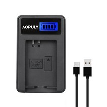 AOPULY 1 pcsLP E12 LPE12 LCD USB 충전기 캐논 카메라 EOSM EOS M 100D 반란군 SL1 키스 X7 M2 M10 EOSM2