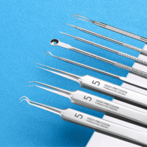 얼굴 피지 뽑기 제거 압출 핀셋 압출기 제거기 바늘 여드름 블랙 화이트 헤드