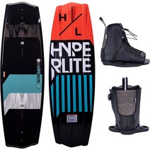 HYPERLITE State 2 남자 웨이크보드 바인딩 세트, 4-8