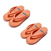 SUPER CREW 2개 남녀공용 편안한 슬리퍼 플립플랍 커플 여름 쪼리