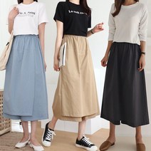 제이앤지니 PP-230 크로와상 빅사이즈 허리 고무줄 통바지
