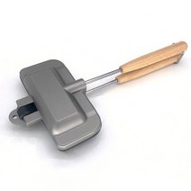 핫샌드위치 토스트 샌드위치 와플 메이커 붙지 않는 접이식 양면 샌드위치 팬 빵 토스트 아침 식사 팬케이, 01 1pc