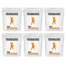 BulkSupplements 트레할로스 트레할로오스 저감미당 대체당 Trehalose 100g 6개