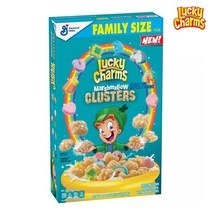 제너럴밀스 럭키참스 마시멜로 클러스터 시리얼 498g, 10694920001, 1개
