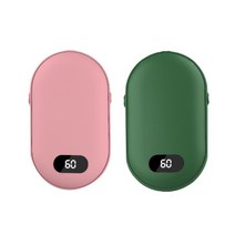 공시생 수험생 USB C타입 충전손난로 주머니손난로 외출준비물, 핑크
