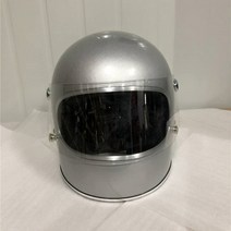 오더봇 티티앤코 TT&CO 소두핏 헬멧 톰슨 D컷 클래식 바이크 스쿠터 베스파 할리 데이비슨 경량 하이바 티티엔코 풀페이스, L, 실버