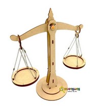 커넥 양팔저울 만들기(MDF)-기본 구성, 단품