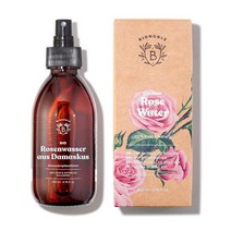 비타민앰플 모공 비타민C 씨 바르는앰플 세럼 비오노블 로즈워터 오가닉 100ml 다마스크 장미 하이드로졸 퓨어 앤 내츄럴 얼굴 눈가 바디 헤어 장미수 유리병 스프레이, 다마세르-로젠, 200 ml (1er 팩)